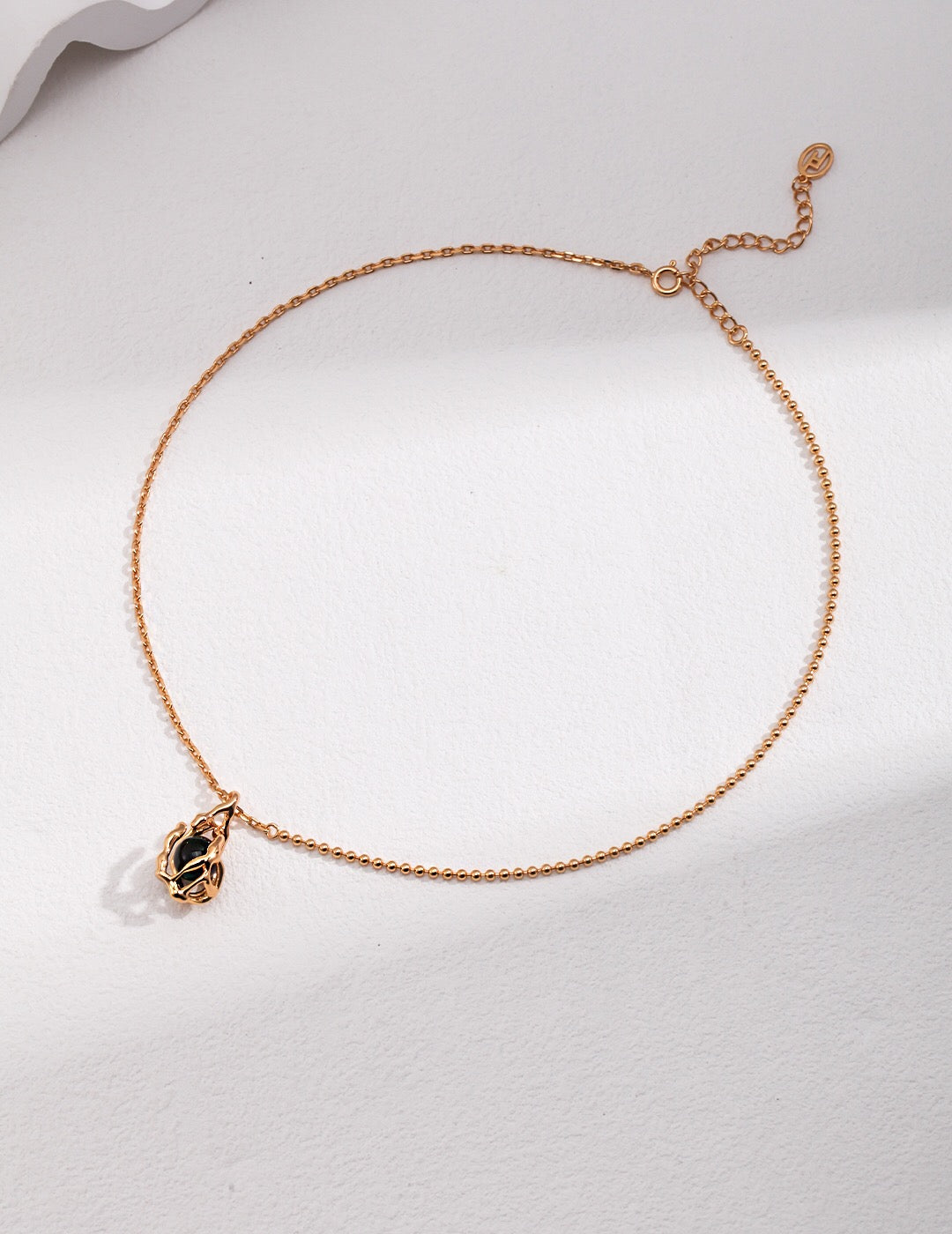 Black Onyx Pendant Necklace