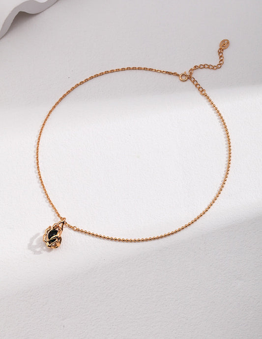 Black Onyx Pendant Necklace