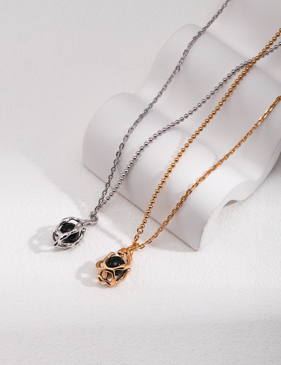 Black Onyx Pendant Necklace